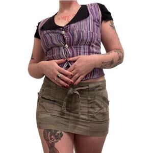 Y2k hollister mini skirt